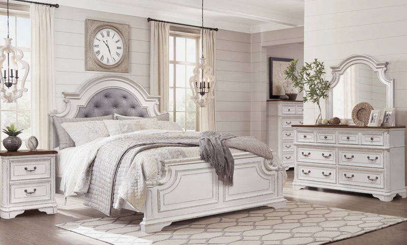 Commode verticale Grace de 38 po (L) x 52 po (H) à 5 tiroirs avec plateau de rangement à dessus relevable pour la chambre à coucher - blanc antique