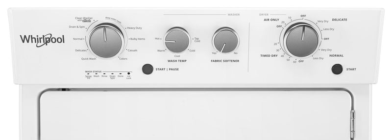 Sécheuse électrique Whirlpool de 5,9 pi³ - blanche - YWET4027HW