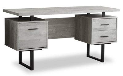Teagan Reversible Desk – Light Grey
