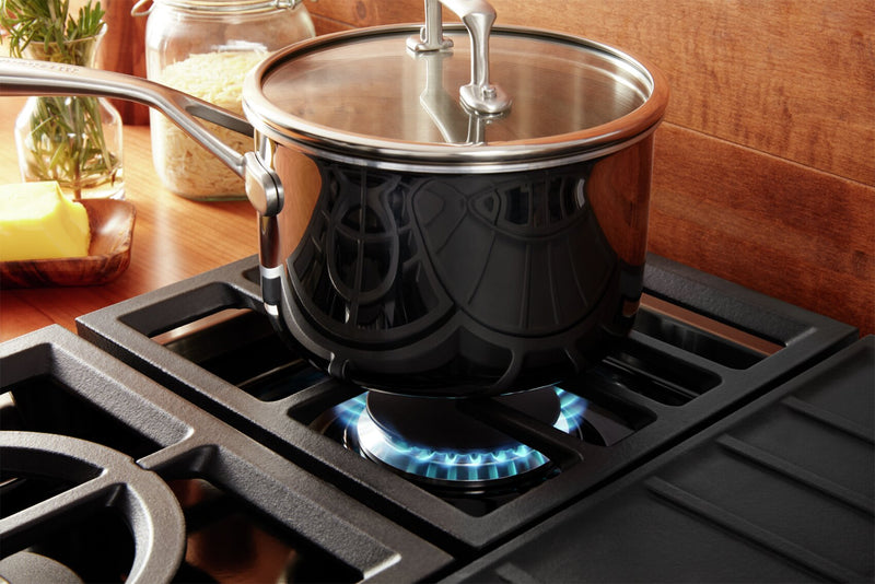 Surface de cuisson à gaz KitchenAid de 30 po à 4 éléments - acier inoxydable - KCGC500JSS