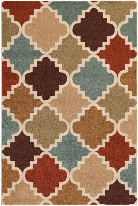 Carpette Taza Multi pour l'extérieur - 7 pi x 10 pi