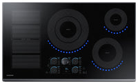Surface de cuisson à induction intelligente Samsung de 36 po à 5 éléments avec zone polyvalente et t…