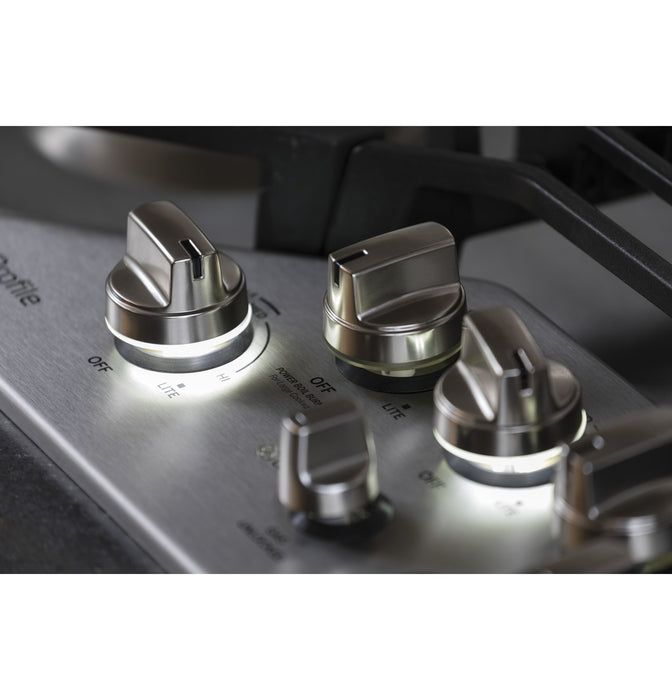 Surface de cuisson à gaz Profile de 36 po à 5 éléments - acier inoxydable - PGP9036SLSS