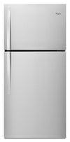 Réfrigérateur Whirlpool de 19,2 pi³ et de 30 po à congélateur supérieur - acier inoxydable monochrome - WRT549SZDM