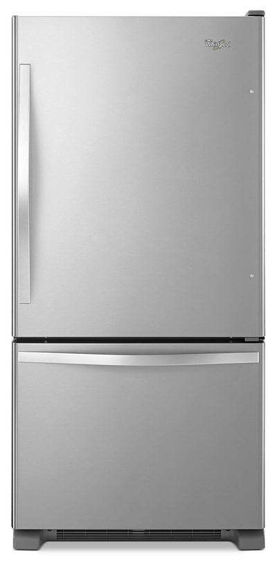 Whirlpool 19 Cu. Ft. Bottom-Mount Refrigerator – Stainless Steel - Refrigerator in Stainless Steel