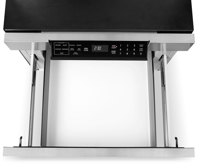 Four à micro-ondes Bosch série 800, tiroir, 950 W, 24, acier