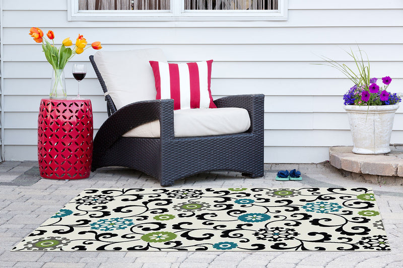 Carpette Marigot pour l'intérieur et l'extérieur - 7 pi x 10 pi