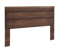 Tête de lit à panneau Olivia fabriquée au Canada, grise - format lit double et grand lit