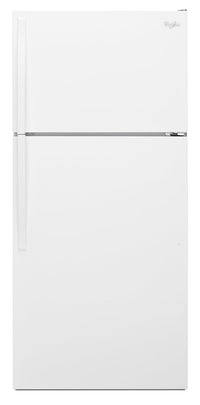Réfrigérateur Whirlpool de 14,3 pi³ et de 28 po à congélateur supérieur - blanc - WRT134TFDW
