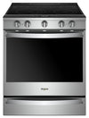 Cuisinière électrique intelligente Whirlpool de 6,4 pi³ avec friture à air et technologie AquaLiftMD - acier inoxydable résistant aux traces de doigts - YWEE750H0HZ