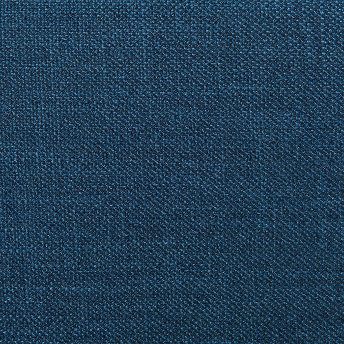 Lit plateforme rembourré Rain de Kort & Co. en tissu bleu capitonné - format lit double