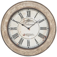 Horloge murale en bois – 24 po x 24 po
