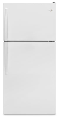 Réfrigérateur Whirlpool de 18,2 pi³ et de 30 po à congélateur supérieur - blanc - WRT318FZDW