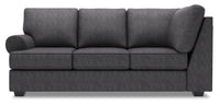 Sofa de gauche pour rallonge Roll de la collection Sofa Lab - Anthracite luxueux