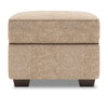 Pouf personnalisable Roll de Sofa Lab de 24 po fabriqué au Canada en tissu de chenille - taupe Luxury Taupe