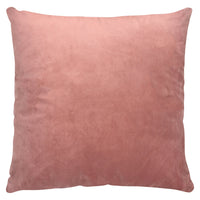 Coussin décoratif d’apparence velours - rose
