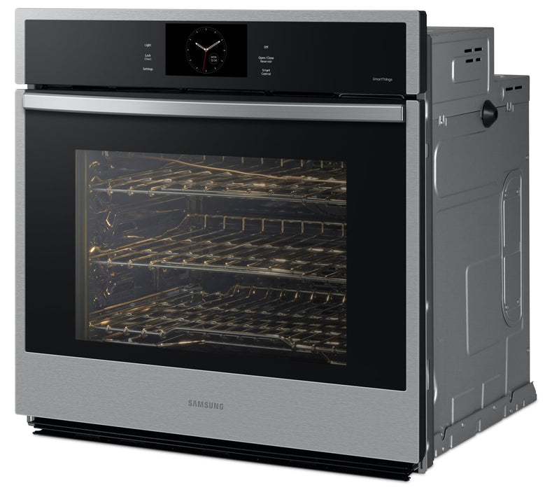 Four mural simple électrique Samsung de 5,1 pi³ et de 30 po avec cuisson à la vapeur et Air Sous Vide - acier inoxydable - NV51CG600SSRAA