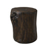 Table d'appoint Jordy de 15 po en imitation de bois - noire