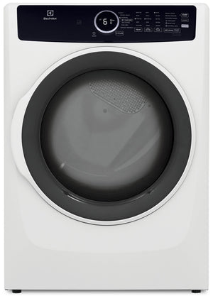 Sécheuse électrique Electrolux de 8 pi³ avec vapeur - blanche - superposable - ELFE743CAW