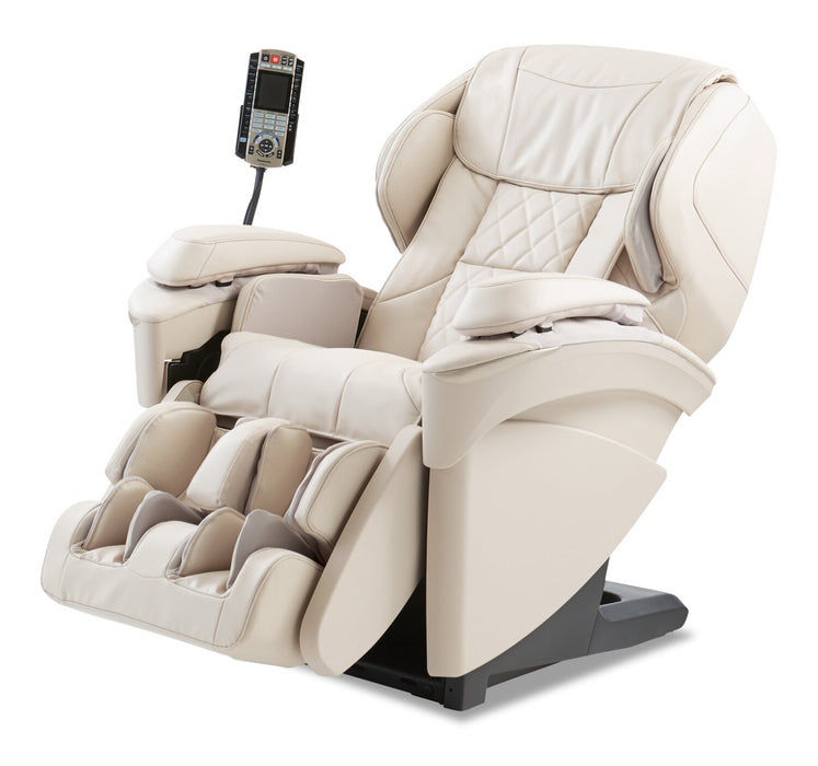 Fauteuil inclinable de massage Real Pro ULTRAMC Prestige de Panasonic de 35,4 po en cuir synthétique de qualité supérieure - beige
