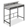 Bureau debout Melissa de 47,25 po à compartiments - gris