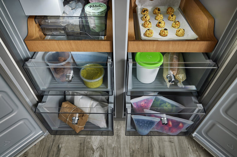 Réfrigérateur KitchenAid de 19,4 pi³ et de 36 po à portes françaises - acier inoxydable - KRQC506MPS