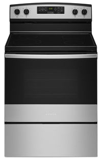 Cuisinière électrique Amana de 4,8 pi³ avec autonettoyage - acier inoxydable - YAER6603SMS
