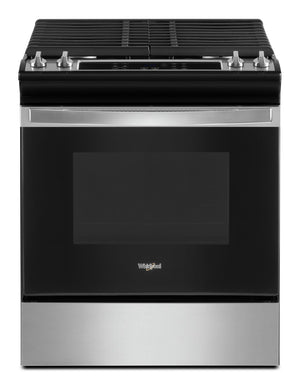 Cuisinière à gaz Whirlpool de 5 pi³ avec autonettoyage - acier inoxydable - WEG515S0LS