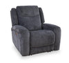 Fauteuil à inclinaison électrique Atlantis de 38 po en tissu avec position zéro gravité - gris foncé