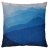 Coussin décoratif collines - bleu