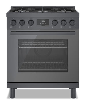 Cuisinière à gaz amovible Bosch de série 800 de 3,7 pi3 de style industriel - HGS8045UC