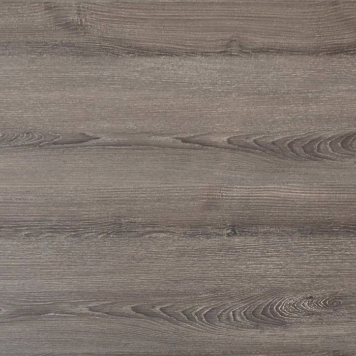 Table à café moderne Aria de 44 po - gris-brun avec base en verre