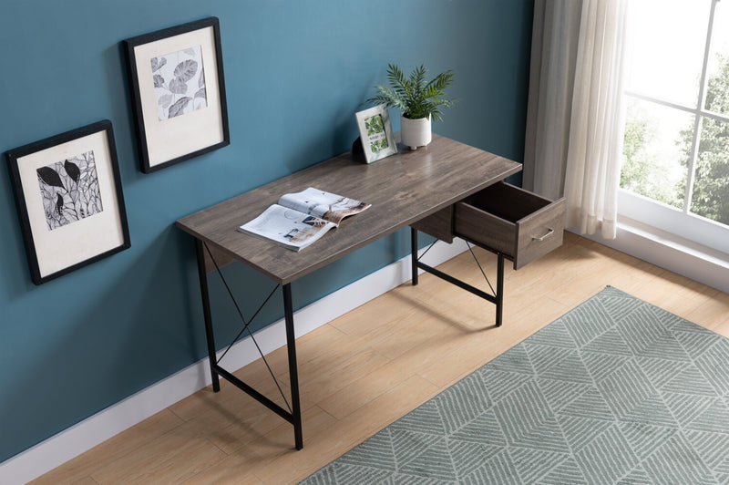 Bureau Ivan de 47,25 po avec tiroir - noisette