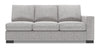 Sofa de droite Track de la collection Sofa Lab - Luna Domino