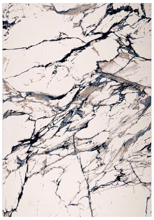 Carpette Rowann bleue - 7 pi 6 po x 10 pi 6 po