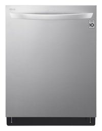 Lave-vaisselle intelligent encastré LG à 46 dBA de 24 po avec commandes sur le dessus et QuadWashMC …