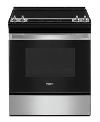 Cuisinière électrique Whirlpool de 4,8 pi³ avec autonettoyage - acier inoxydable - YWEE515S0LS