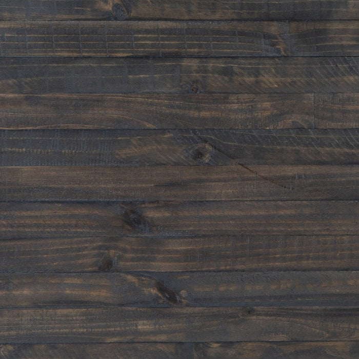 Tables de bout gigognes rondes traditionnelles Axl de 24 po - bois gris-brun foncé