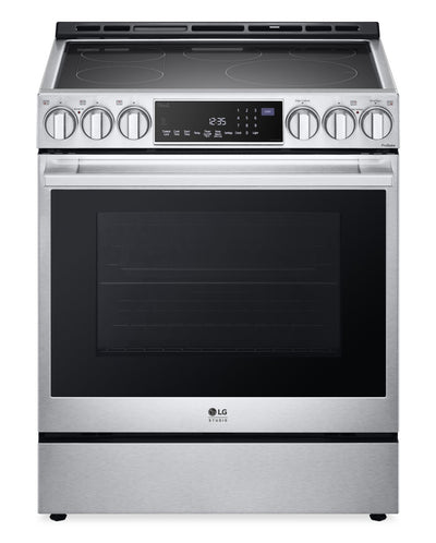 LG STUDIO 6.3 Cu. Ft. InstaView® Electric Slide-In Range - LSES6338F