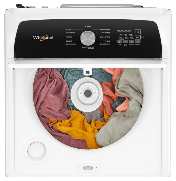 Laveuse Whirlpool à chargement par le haut de 5,2 pi³ - blanche - WTW5015LW