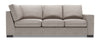 Sofa de droite pour rallonge Track de la collection Sofa Lab - Pax Slate