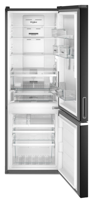 Réfrigérateur Whirlpool de 12,9 pi³ et de 24 po à congélateur inférieur - noir - WRB533CZJB