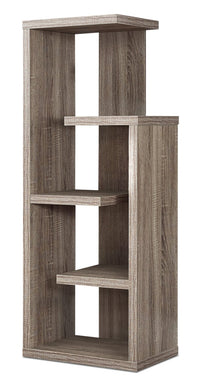 Bibliothèque ouverte Hayley de 18,5 po à 4 tablettes - taupe