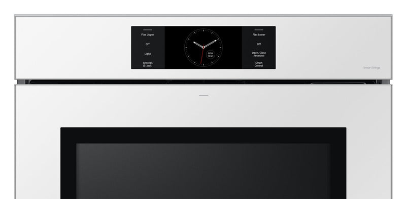 Four mural simple électrique Samsung de 5,1 pi³ et de 30 po avec caméra AI Pro CookingMC et Air Sous Vide - blanc - NV51CB700S12AA