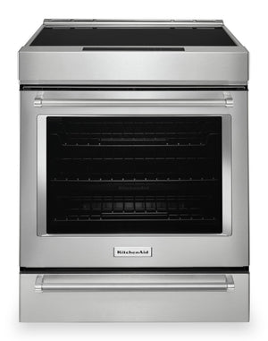 Cuisinière à induction KitchenAid de 6,4 pi³ avec friture à air et technologie AquaLiftMD - acier inoxydable - KSIS730PSS