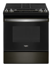 Cuisinière à gaz Whirlpool de 5 pi³ avec autonettoyage - acier inoxydable noir - WEG515S0LV