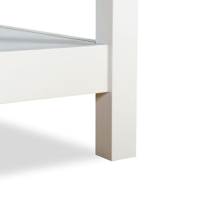 Classeur Joana de 32,44 po - blanc doux