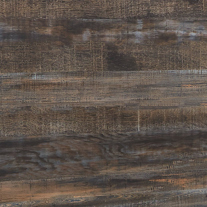 Tête de lit à panneau Abby avec éclairage à DEL et ports USB, brune - format grand lit