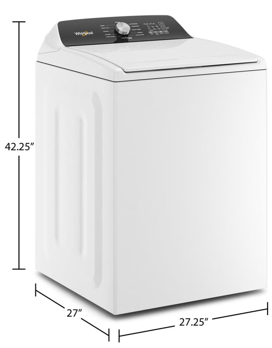 Laveuse Whirlpool à chargement par le haut de 5,2 pi³ - blanche - WTW5015LW