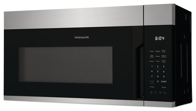 Four à micro-ondes à hotte intégrée Frigidaire de 1,8 pi³ avec cuisson par capteur et options de cuisson préréglées - acier inoxydable - FMOW1852AS